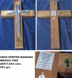 CRUZ PEWTER MARIANA MEXICO 1995